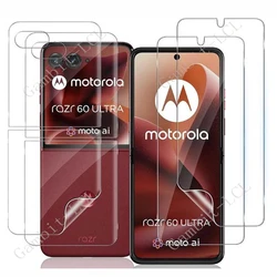 Versatile 6 - in - 1 Hydrogel Film Screen Protector Cover for Razr Plus 2024 (6in1 Film)