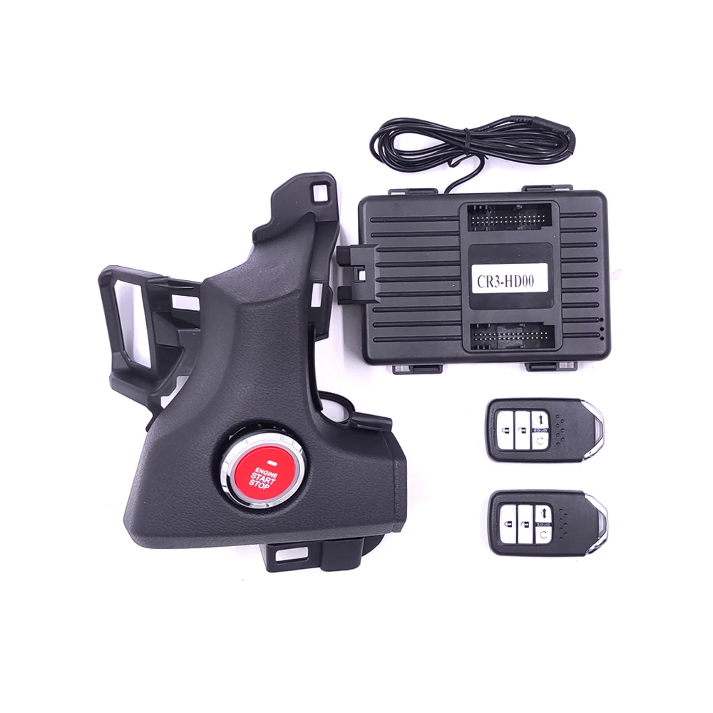 For Honda CRV Year 2017-2021 Update Engine Push Start Stop Remote Start Stop Keyless Entry Plug and Play Car Accessories for mercedes benz metris class year 2016 2021 w447 w448 add push to start remote starter system and keyless entry car accessory