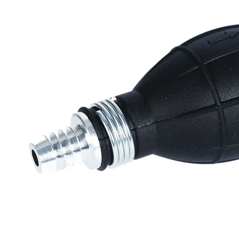 6/8/10/12mm Manual Fuel Pump Rubber Aluminum Hand Primer Oil Gasoline Petrol Diesel Liquid Transfer Tool