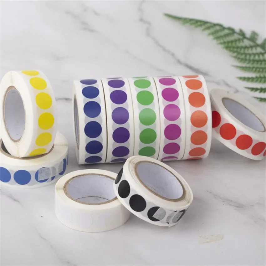 500/1000pcs Color-Code Stickers Removable 1.3cm Chroma Label for Inventory Organize Handmade sticker business supplies Sticker cartoon stickers decorative stickers self adhesive stickers custom stickers stationery stickers anime stickers paper stickers adhesive stickers decorative labels stickers animal stickers
