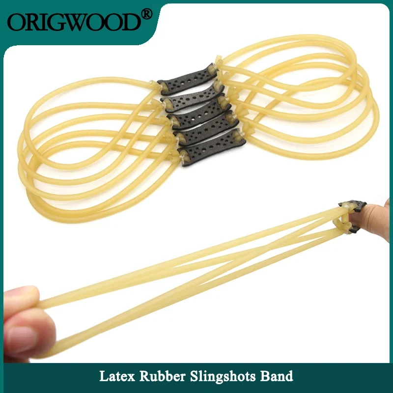 

1/3/5pcs Natural Latex Slingshots Round Rubber Band ID 2mm x 5mm OD 2x5mm for Slingshot Catapult Camping Hunting Accessories