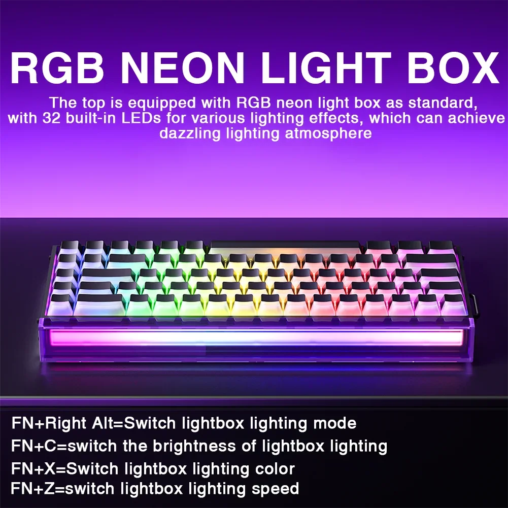 AULA HERO 68HE Magnetic Switch Keyboard RGB Gaming Mechanical
