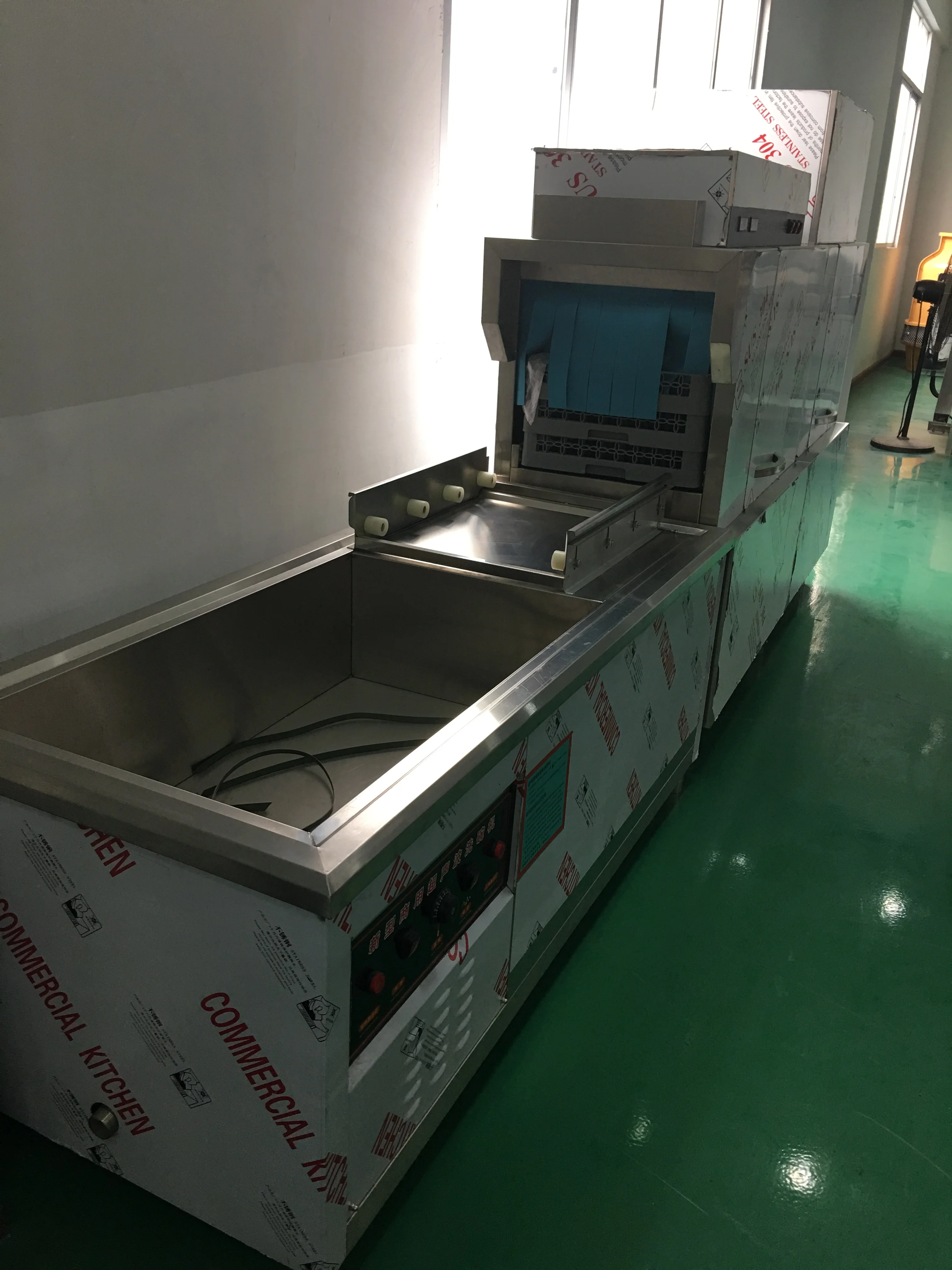 Commercial Intelligent Dishwasher Automatic Drawer Dish Washing Machine Stainless Steel Silver Provided Gear 1 Set 500 220V/380V 4