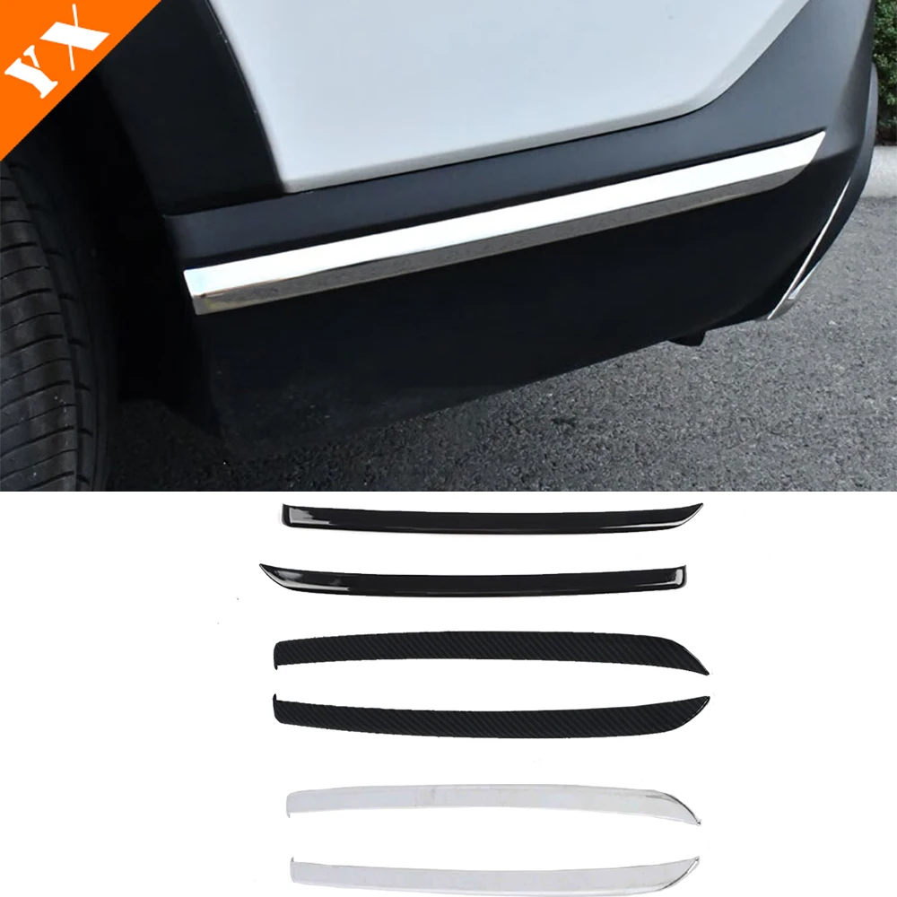 

For Honda CRV CR-V 2023-2024 Accessories Car Carbon Front Rear Bumper Corner Protector Cover Protection Car Body Anti-Collision