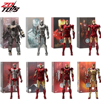 Original ZD Toys Iron Man Legends MK42 MK43 MK46 War Machine 1/10 MK50 MK2 MK3 MK4 MK5 MK6 MK7 Tony Stark Model Action Figure