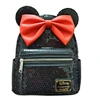 2025 Original DISNEY Panther print Mickey Mouse GIrls Kid's Backpack Cosplay Leisure Travel Bag Mini Children's Schoolbag 2