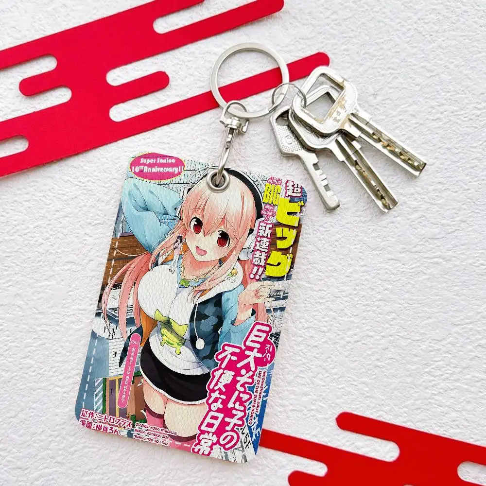 Super Sonico Anime Personalized Card Holder and Keychain