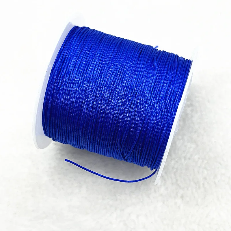 30M/Roll 0.4mm Nylon Cord Thread Chinese Knot Macrame Cord Bracelet Braided String DIY Tassels Beading String Nylon Cord Macrame Cord