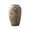 Retro New Chinese Pottery Pot Wabi-sabi Wind Decoration Ornament Flower Arrangement Hydroponic Ceramic Vase 5