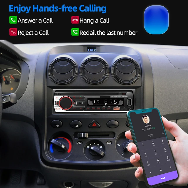 Car Stereo Multi Function FM Radio Transmitter Audio bluetooth MP3 Player  with Aux Port - China Car Radio, Car Audio