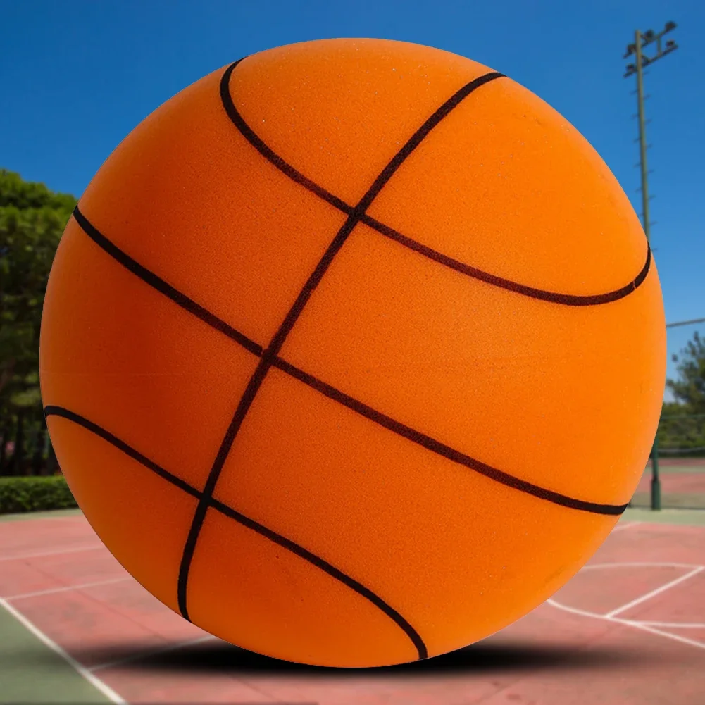 Description Picture 6 of itemSilent Basketball For Indoor Bouncing Mute Ball Lightweight Quiet Balls Size 7/5/3 Air Bounce Basketball 24/22/18cm Sport Ball