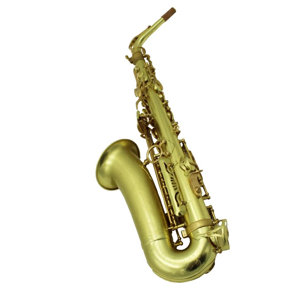 Eastern music Professional new unlacquer original alto saxophone w Italian pads