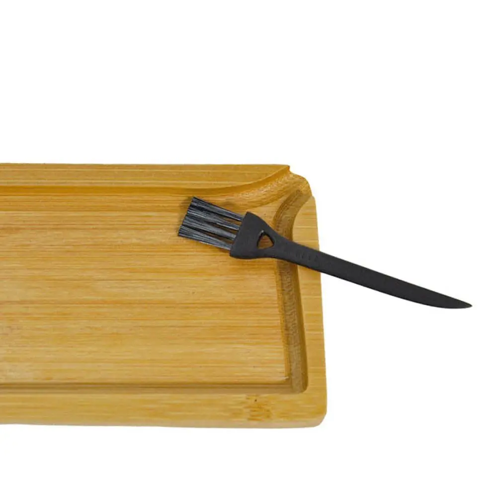 Portable Wooden Tobacco Rolling Tray with Brush And Pre Rolled Cone Holder Multifunctional Herb Rolling Tray Tobacco Accessories