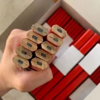 10Pcs Carpenter Pencil Special Marking Pen with Scale Diy Coarse Core Black Pen Woodworking Tools Note Number Pen Stationery 1