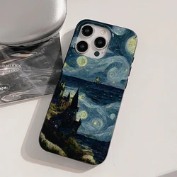 Van Gogh Inspired Oil Painting Shockproof Phone Case - iPhone 15 Plus (1)