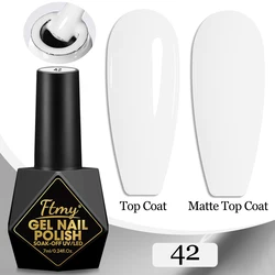 Color Gel Polish Set - Popular Series, 7ml, Vibrant Manicure Collection with Smooth Texture, UV LED Soak Off Semi - Permanent Nail Art (WHITE)