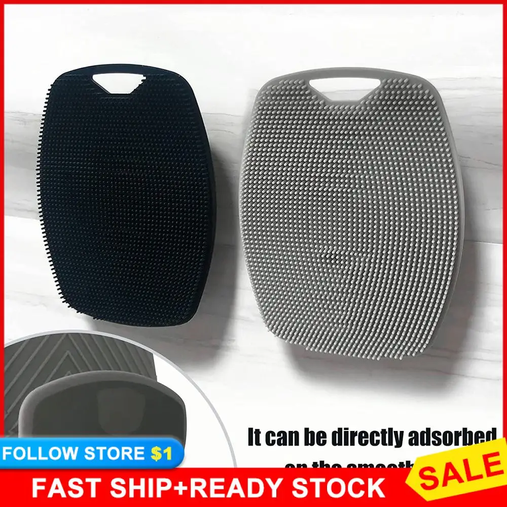 

Soft Silicone Body Scrubber Handheld Shower Cleansing Brush Gentle Face Body Exfoliating And Massage For All Kinds Of Skin