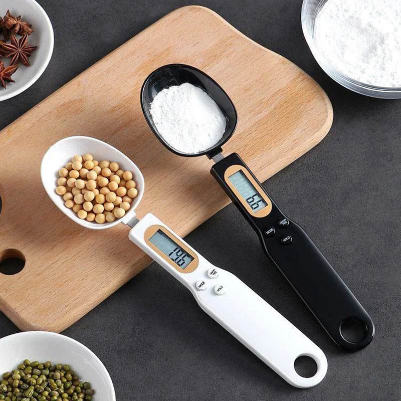 Electronic Kitchen Scale LCD Digital 500g 0.1g Measuring Food Spoon Scale for Milk Coffee Weight Measuring