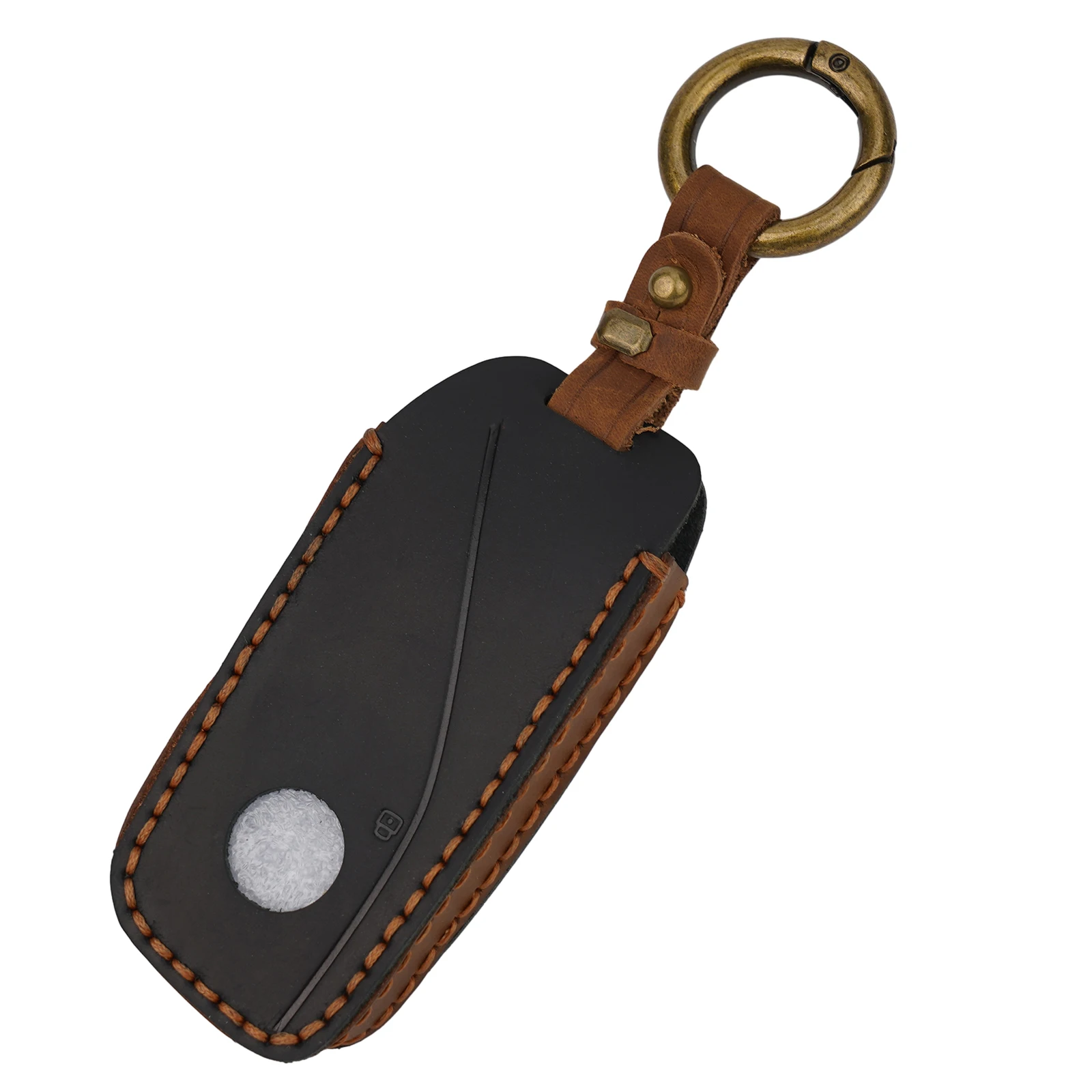 

Key Case Car Key Cover Black Car Accessories Case Cover Key Bag Fob Keychain High Qality Material Wear-resistant