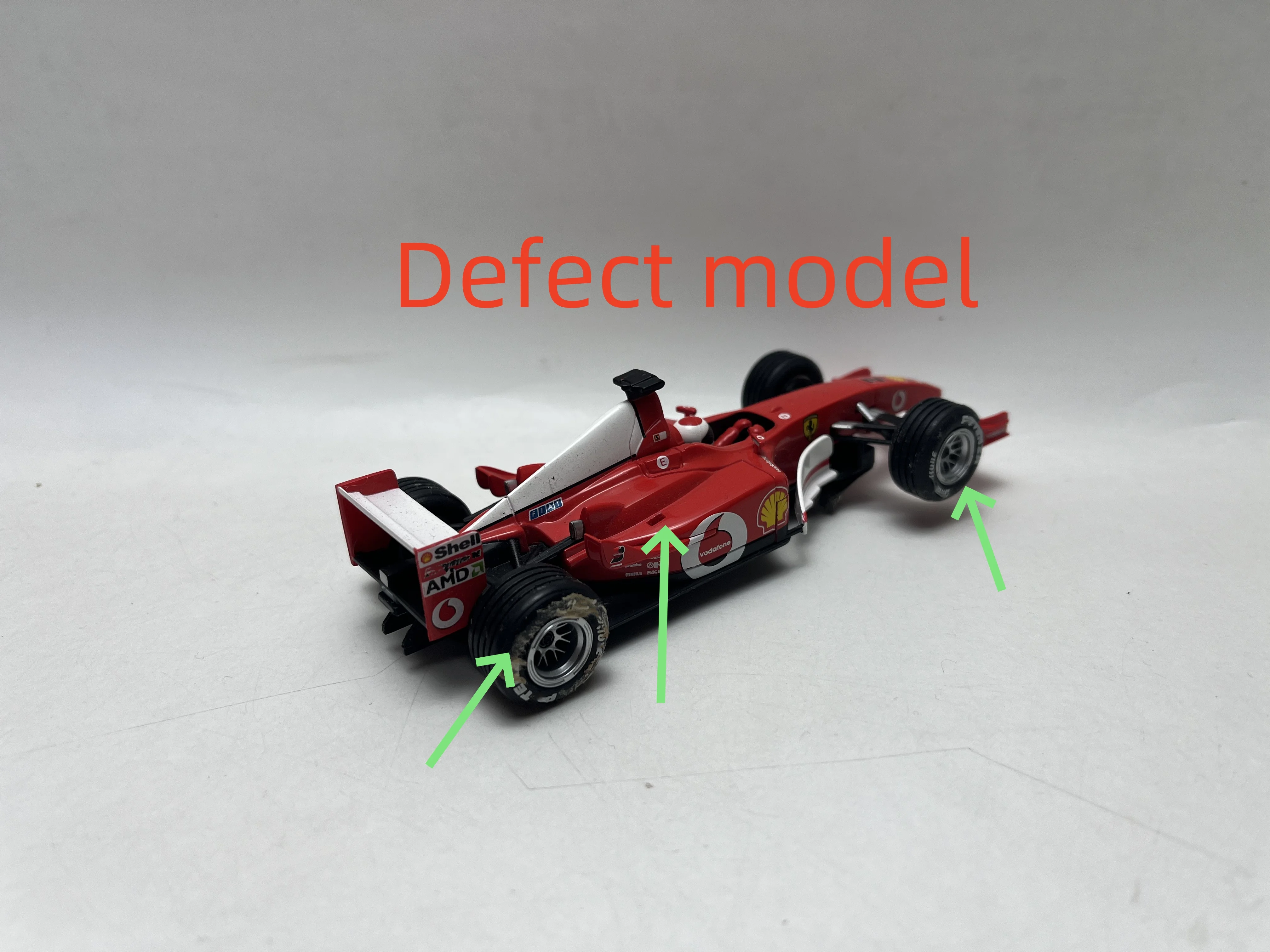 No Box Defect model Carrera 1/32 Scale Plastic track car, track racing car