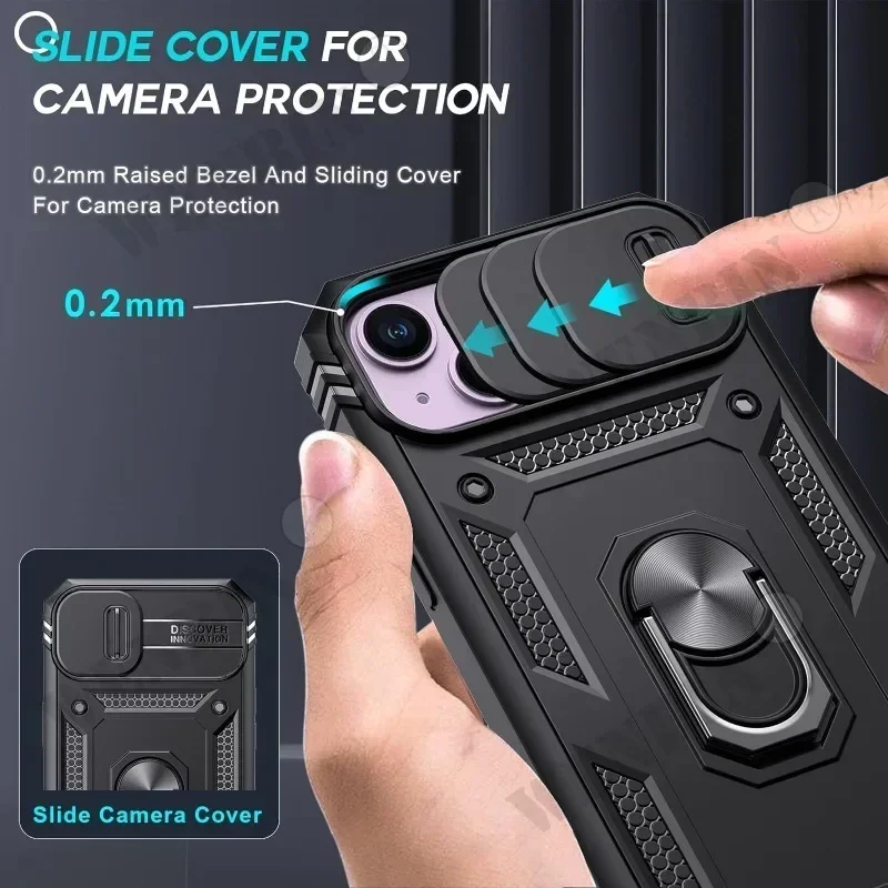 Ultimate Heavy Duty Phone Case with 360° Kickstand & Camera Protection