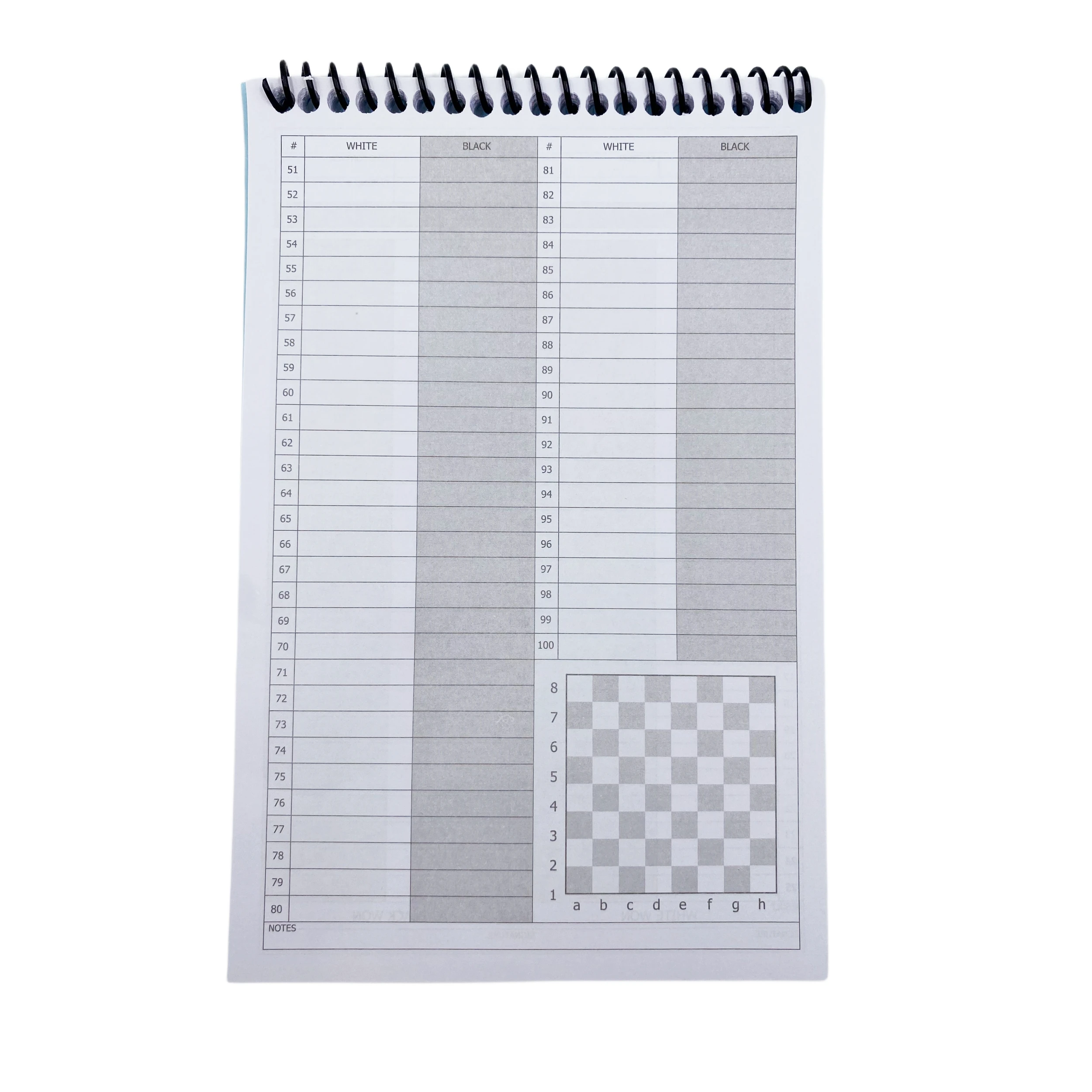 Chess Scorebook-Gift for chess players-Chess Game Records, Moves Log, Strategy Journal, Game Analysis Tool