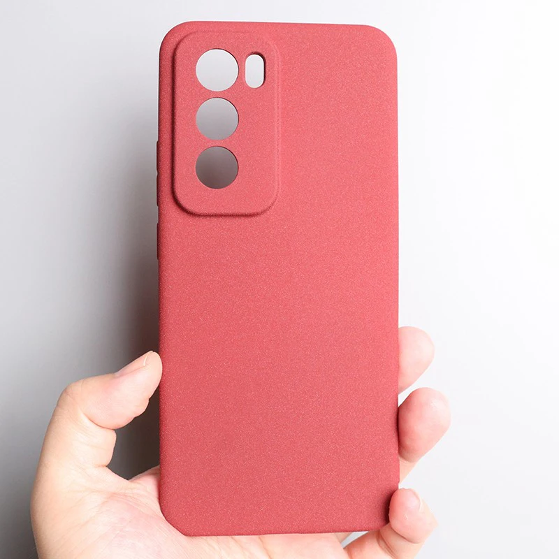 Enhanced Sand Matte Silicone Shockproof Phone Case with Full Camera Protection