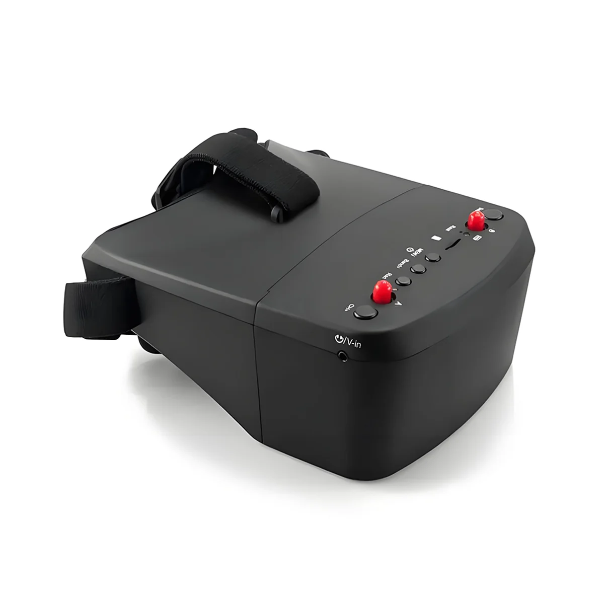 Lunettes FPV LS-800D avec batterie intégrée, prêtes pour une session de vol sur drone RC