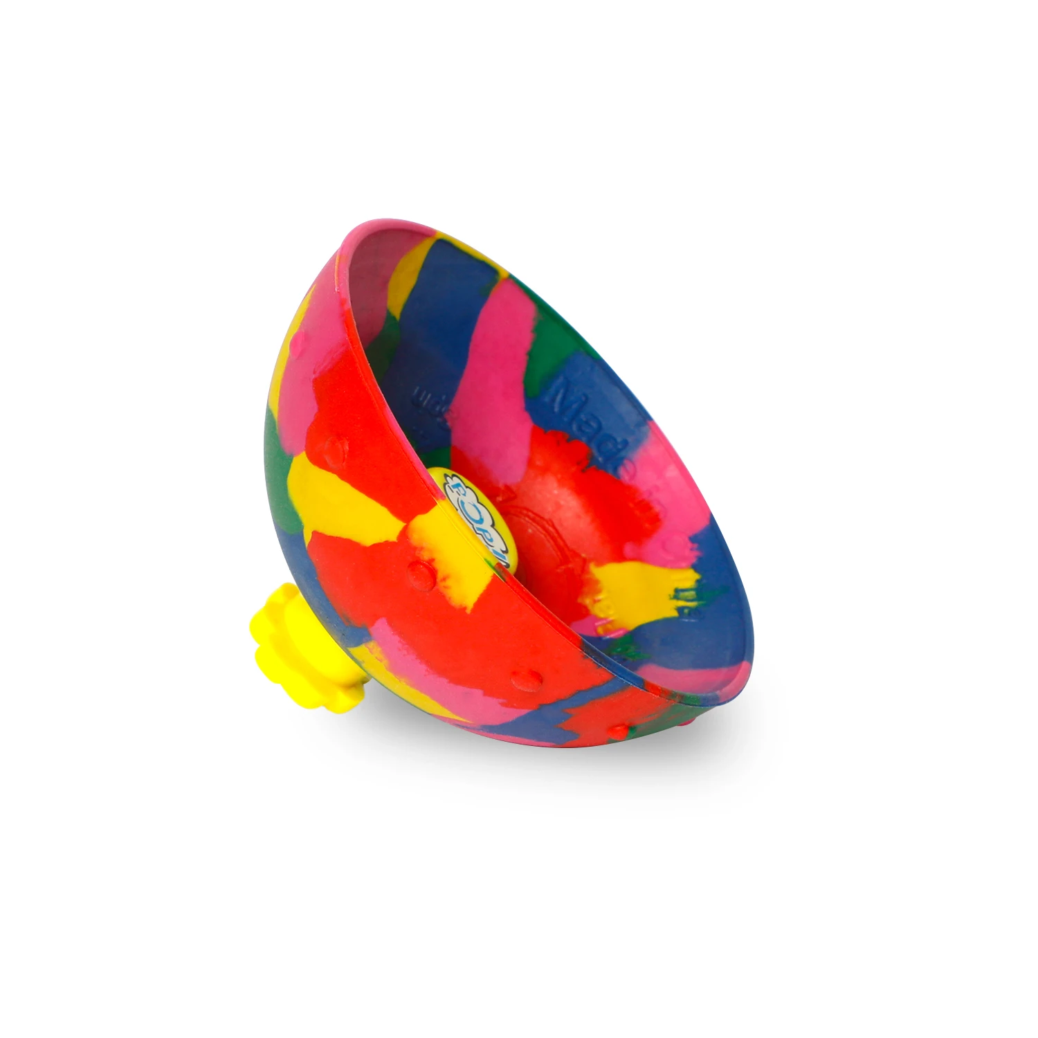 Novel Squishy Fidget Toys Antistress Elastic Toy Camouflage Bounce Bowl Hip Hop Jumping Creativity Outdoor Sports Spinning Top