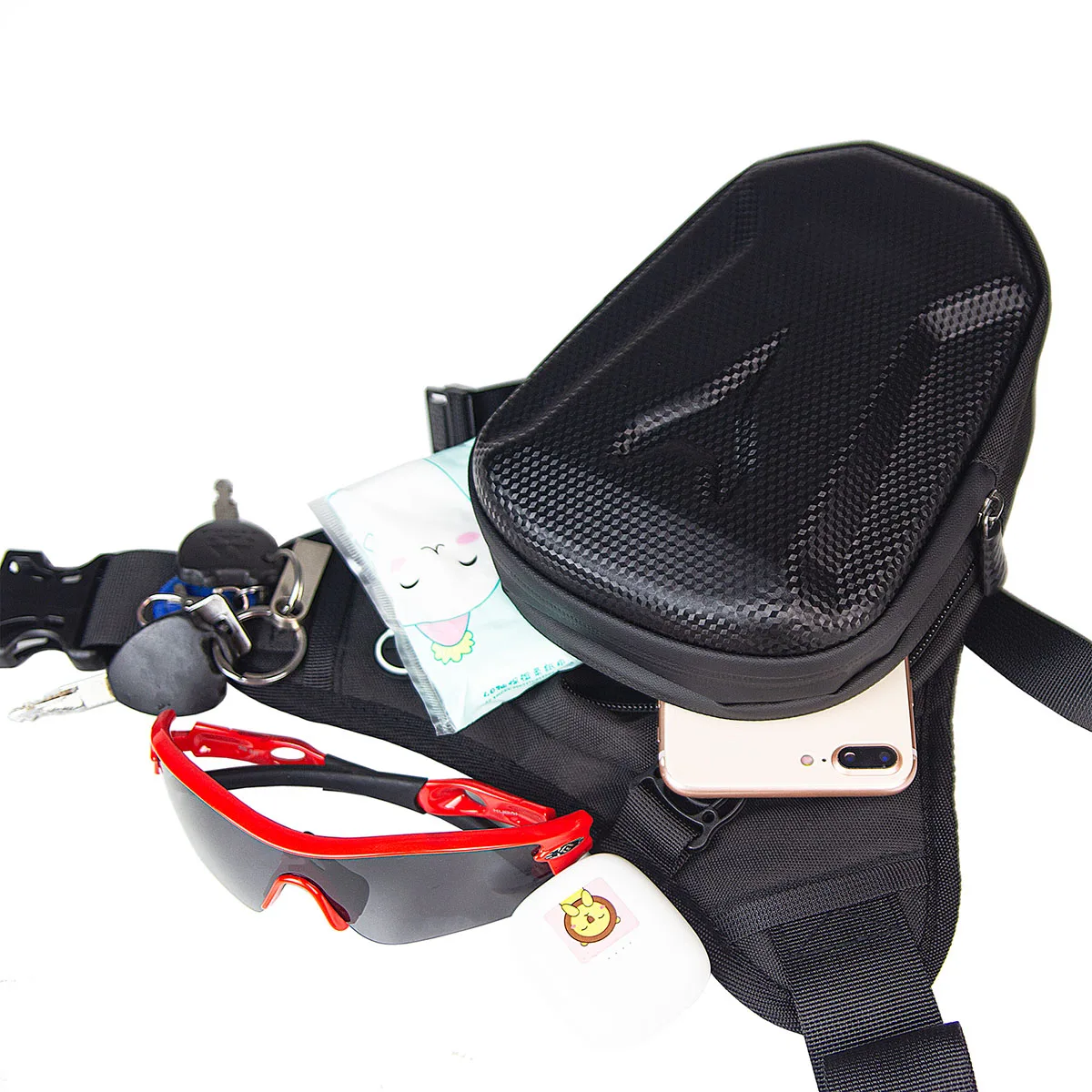 Motorcycle leg bag, waterproof rider waist bag, cycling bike, crossbody bag, motorcycle equipment 5