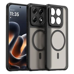 ELVEV Magnetic Frosted Matte Waterproof Phone Case - Motorola Edge 70 Pro+ (Black)