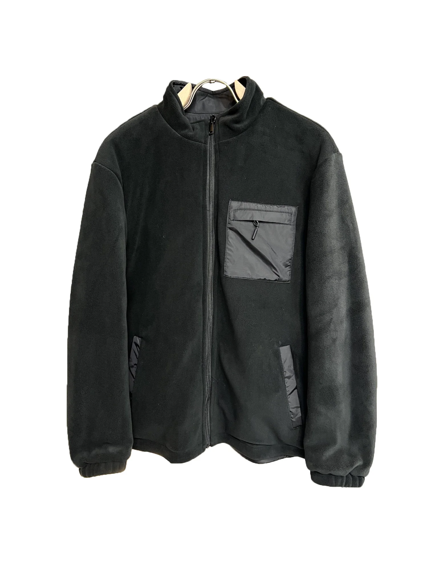 

Cotton jacket lapel short loose fit solid colour two sides wear design warm and comfortable 2023 winter new 1229
