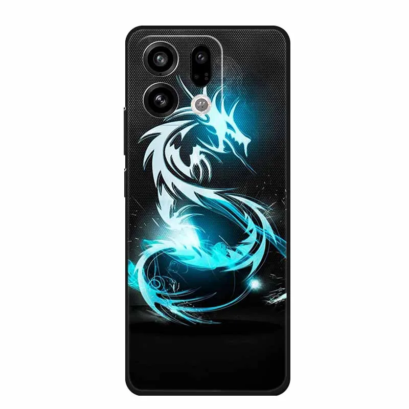Sleek Black Silicone Soft Back Phone Case