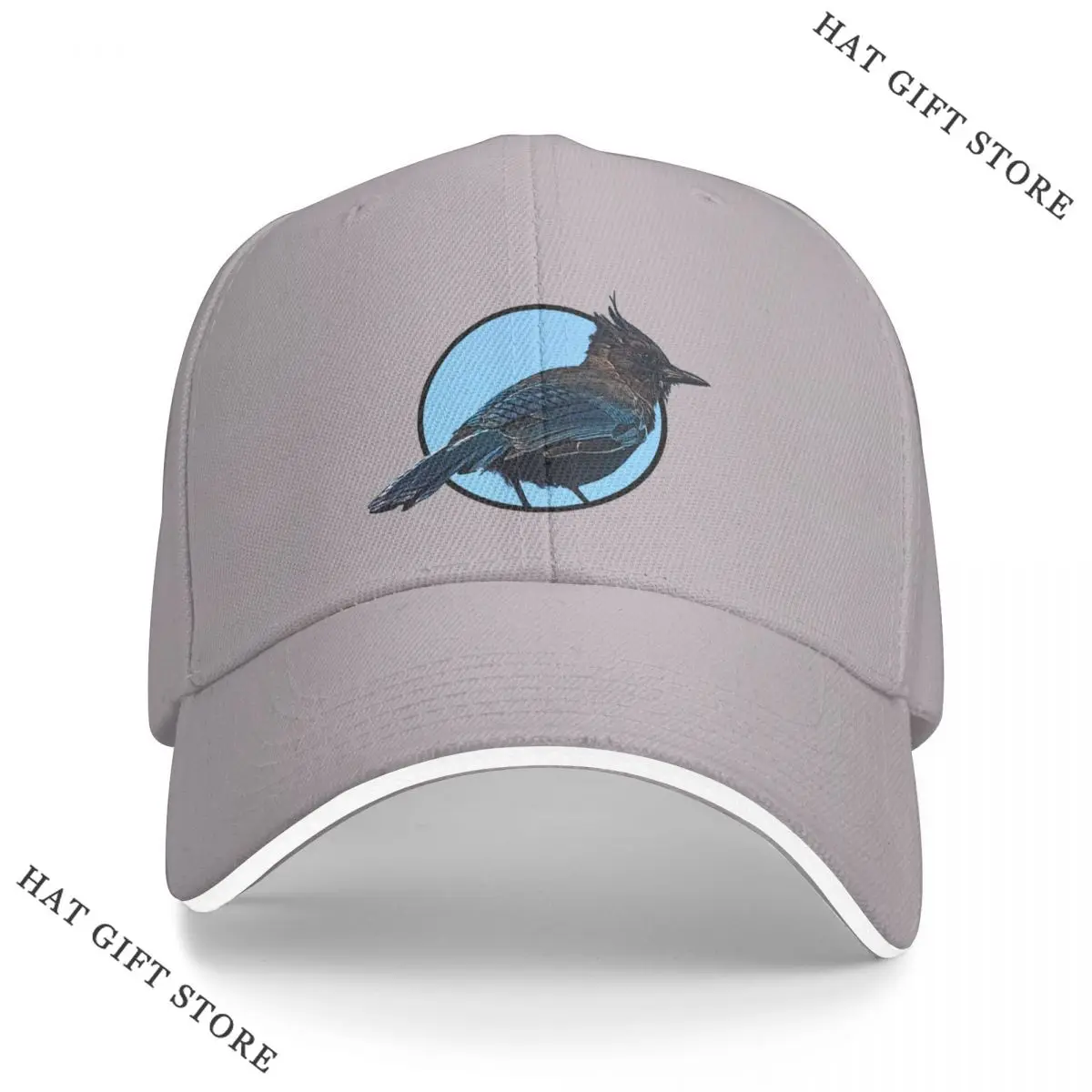 

Best Steller's Jay sticker Baseball Cap Snap Back Hat Trucker Hat tea hats Caps For Men Women'S