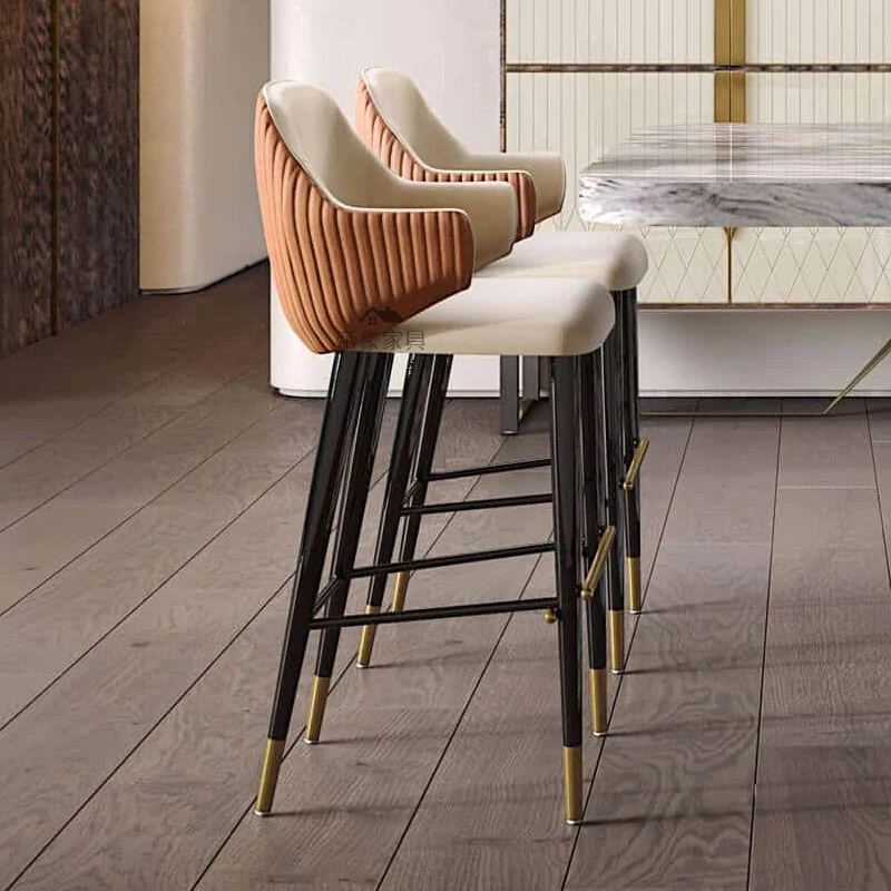 

Подлокотник, деревянные обеденные стулья, бархатные золотые ножки, дизайнерский стул для ресторана, эргономичные барные стулья, мебель для ресторана, постмодерн