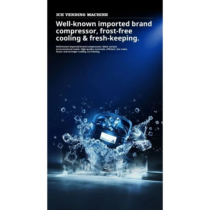 2026 New Fully Automatic Packaging Ice Vending Machine Reverse Osmosis Water Ice Vending Machine Customized 5
