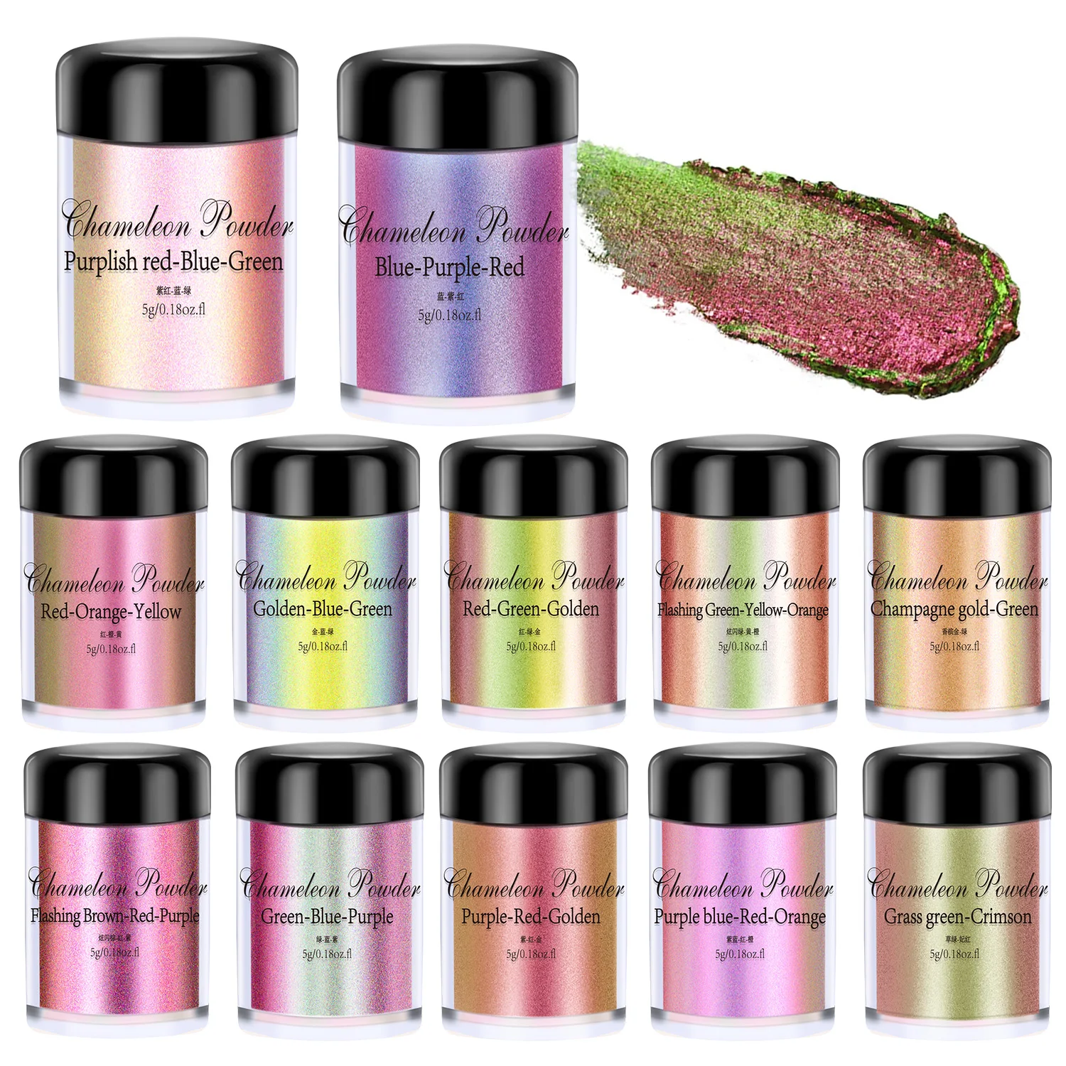 Pearl Pigment Chameleons Pigment Metallic Resin Pigments Epoxy Glitter Powder Mirror Chameleons Dye Magic Powder For Jewelry Making Supplies