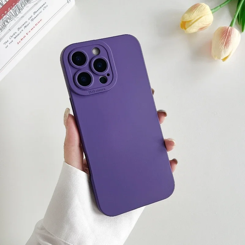 Silicone Shockproof Luxury Bumper Soft Phone Case with All-Inclusive Cover