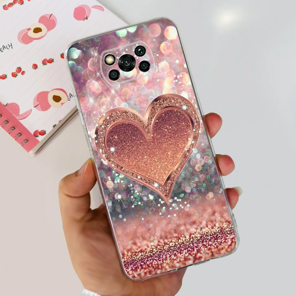 Cute Painted Soft Silicone TPU Bumper Phone Back Cover