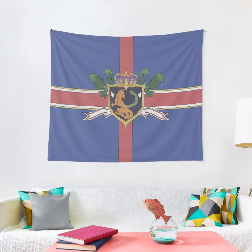

The Holy Empire of Britannia Flag Tapestry Room Decor Aesthetic
