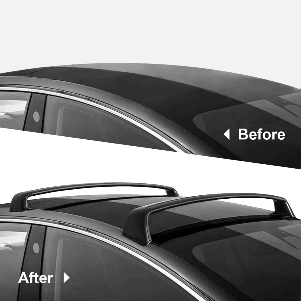 テスラ用ロック可能ルーフラック,ラゲッジキャリア,クロスバー,盗難