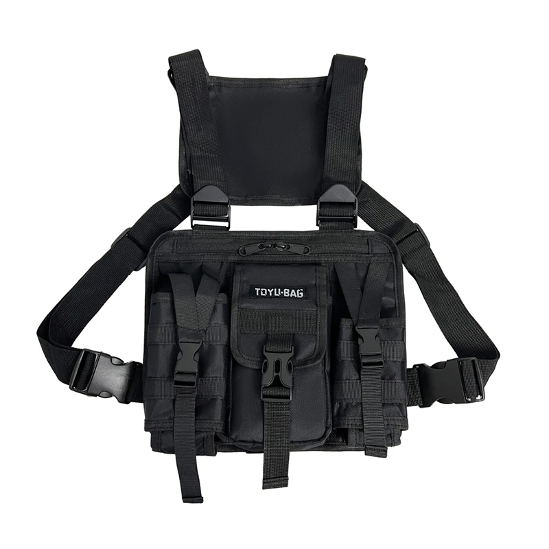 Tactical chest equipment bag, practical pocket, multifunctional chest bag, suitable for different scenarios
