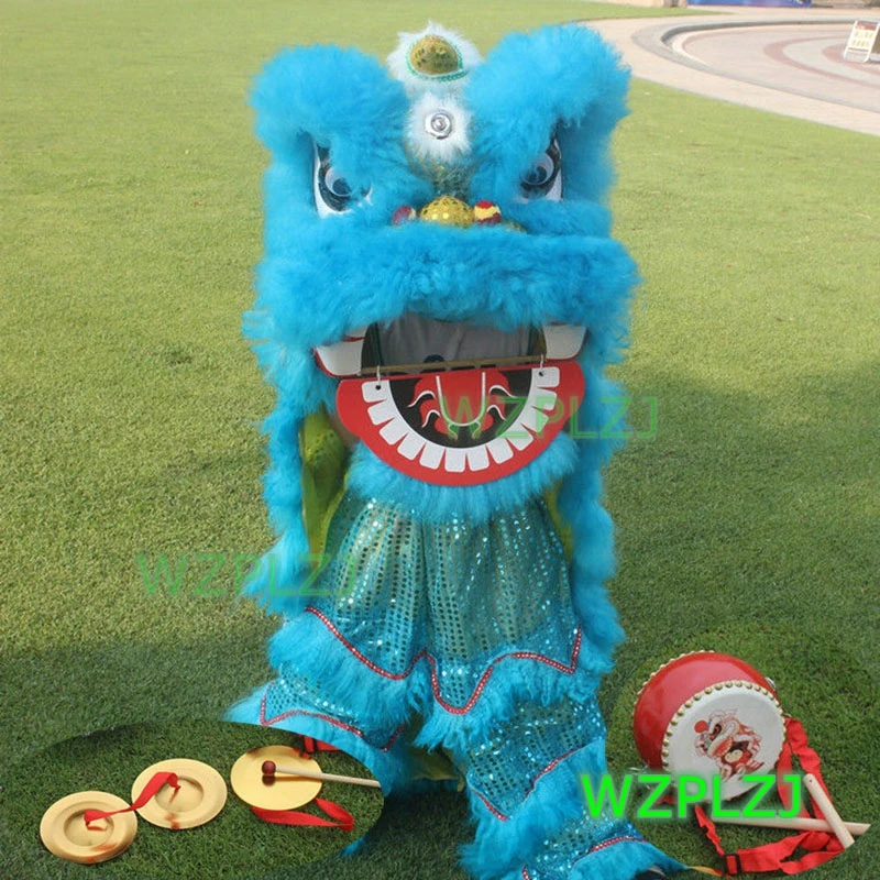Royal 14 inch Lion Dance Costume Pants gong cymbals 5-12 Age Child WZPLZJ Party Performance Sport Outdoor Stage Christmas Spring
