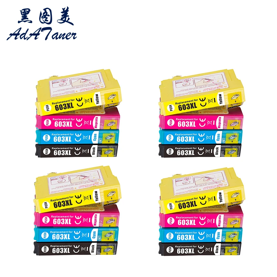 603Xl T603 T603Xl 603 Xl Cartuccia D'Inchiostro A Getto D'Inchiostro Compatibile Cartouche Per Epson Xp-4105 Xp 2100 Xp-3100 Xp-4100 Wf-2810Dwf