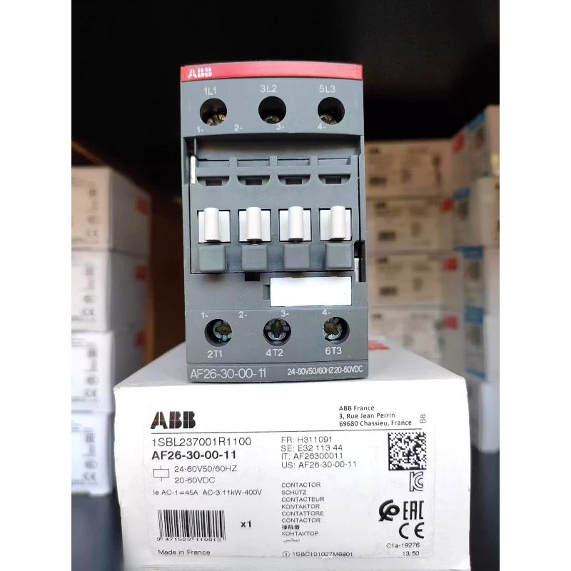 ABB AC 컨택터, AF 시리즈 DC 코일 DC 컨택터, AC 및 DC 겸용 AF26/AF30/AF38-30-00, AF30/AF38-30-11, AF26/AF38-40-00