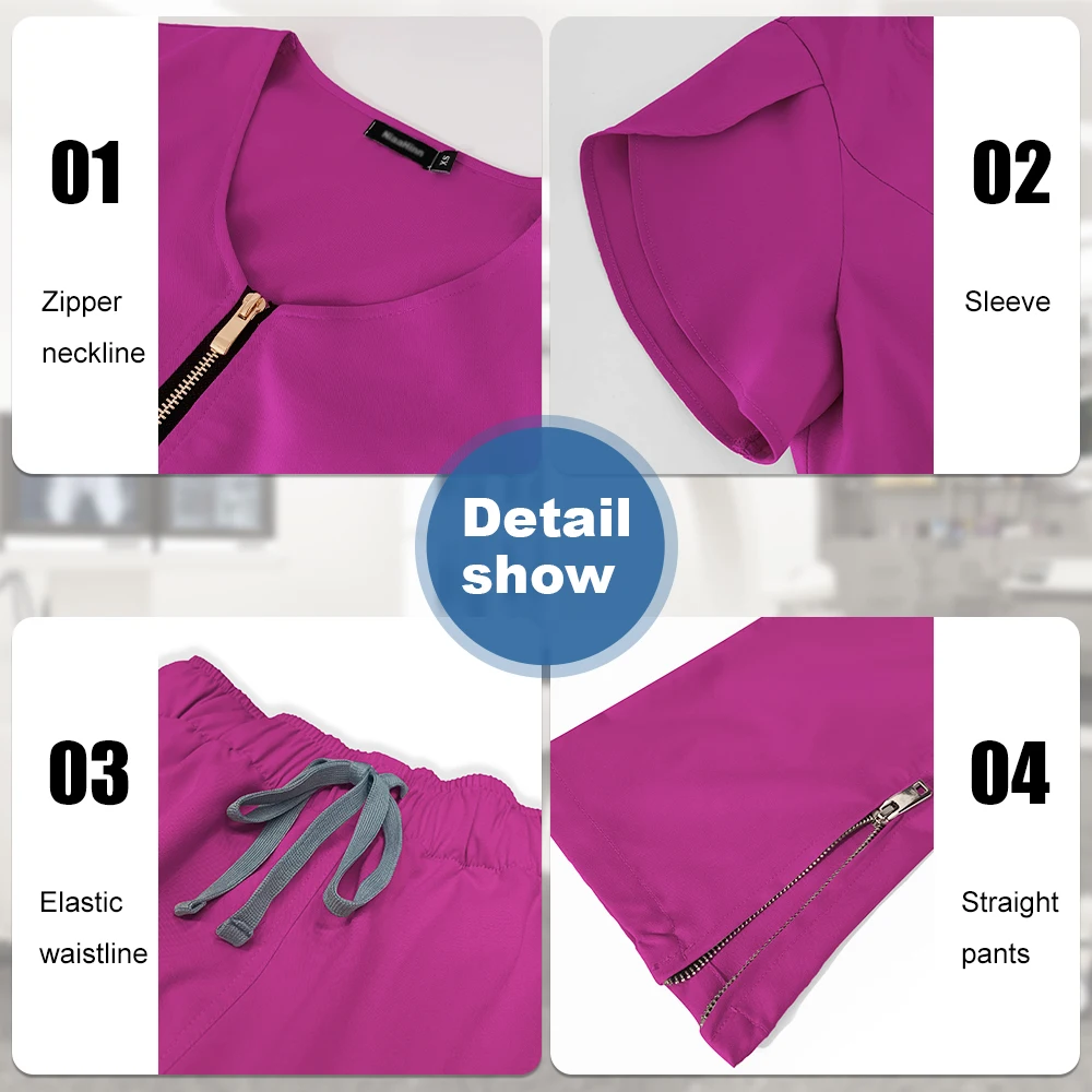 medical uniform Spa uniform for beauty salon for the cosmetologist thai massage smocks work Beauty uniforms foot bath technician costume set