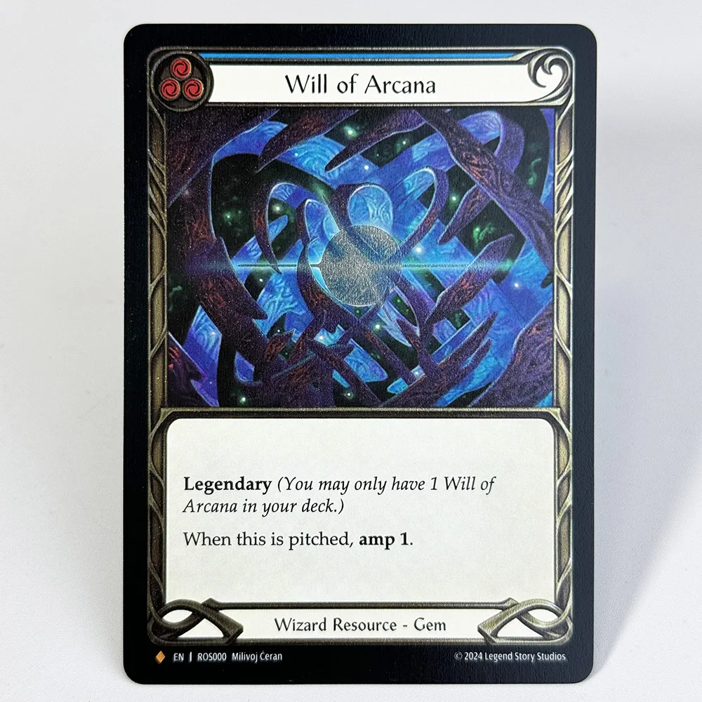 Cold Foil FAB Proxy entertainment Game Collection Cards Felling of