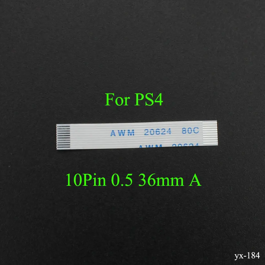 YuXi 10pcs For PS4 Pro Slim Controller 10 12 14 Pin Flex Ribbon Cable For PS3 Slim Flexible Flat Cable For PS2 3W 5W 7W 7W9 9W