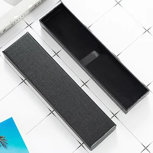 1Pcs Rectangular Clamshell Gift Pen Box Fashion Upscale Business Office Storage Box Creative School Supplies Pencil Cases