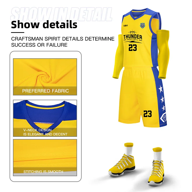 Basketball Training Clothes Men Women Adult Kids Customizable Quick-drying Breathable Jersey Uniform Shirts Tracksuit
